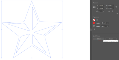Release makes all the paths individual objects