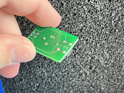 Solder the legs
