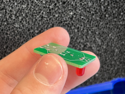 Snip the joints so that the surface is as flush as possible