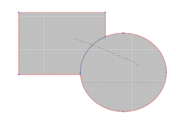 This shows you how the merged shapes will look