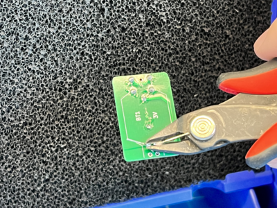 Solder and snip